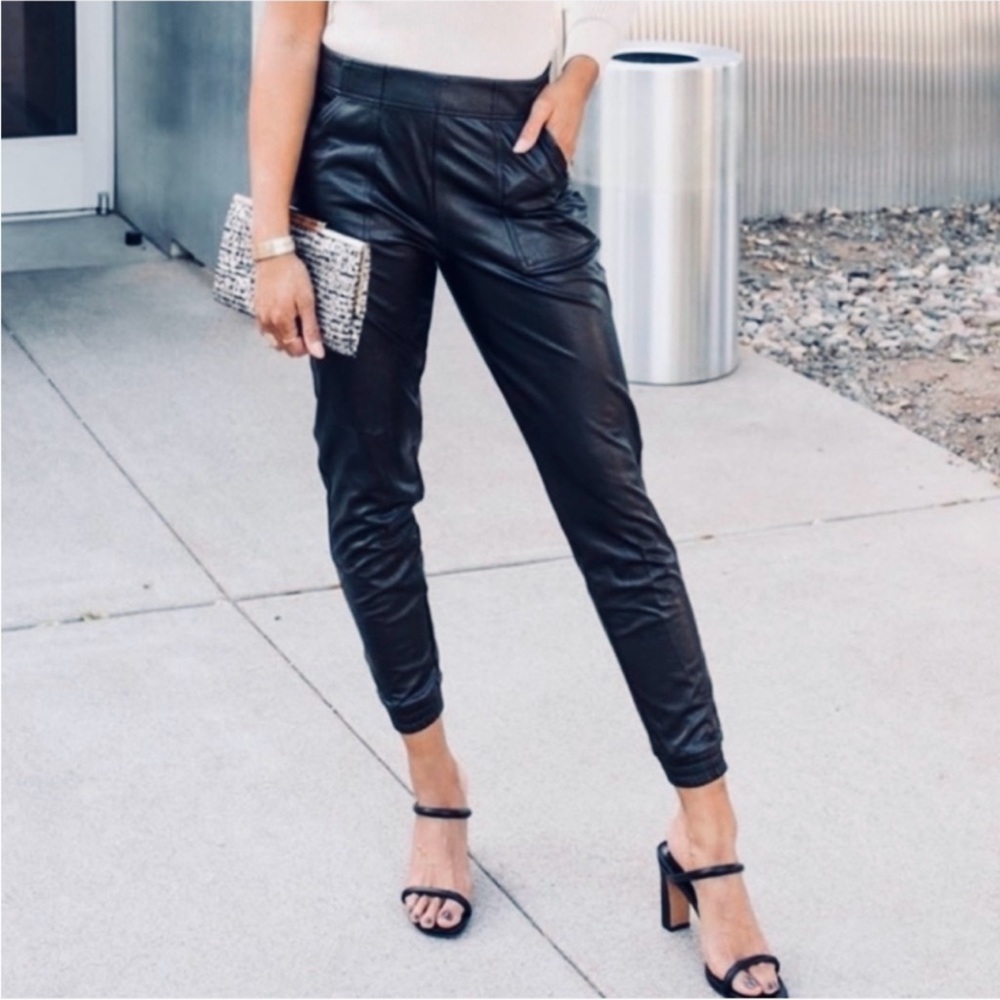 Spanx Leather Cargo Pants NWT